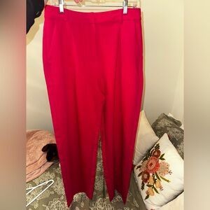 Old Navy Women's Bright Red Trousers